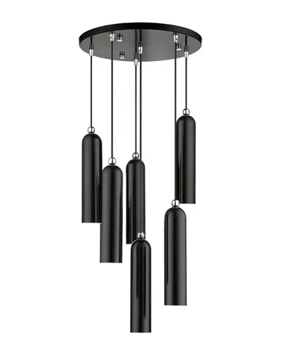 Livex Lighting Ardmore Black 6 Light Pendant