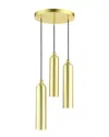 Livex Lighting Ardmore Brass 3 Light Pendant In Brass