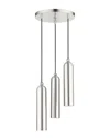 Livex Lighting Ardmore Nickel 3 Light Pendant In Nickel