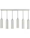 Livex Lighting Ardmore Nickel 6 Light Pendant In Nickel