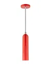 Livex Lighting Ardmore Red Pendant In Red