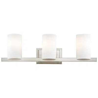 Livex Lighting Astoria 26" Wide 3-light Brushed Nickel Vanity Light