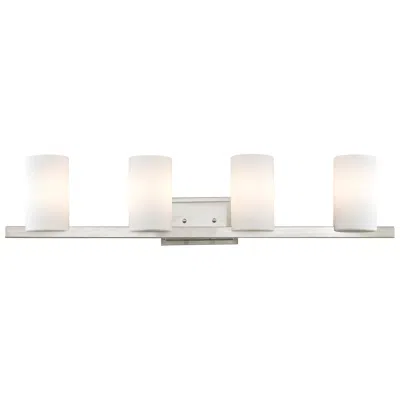 Livex Lighting Astoria 35" Wide 4-light Brushed Nickel Vanity Light