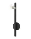 Livex Lighting Bannister Black Sconce In Black