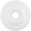 Livex Lighting Basic 20-in X 20-in White Polyurethane Ceiling Medallion
