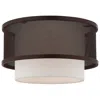 Livex Lighting Braddock 1 Light Bronze Ceiling Mount