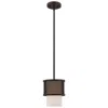 Livex Lighting Braddock 1 Light Bronze Mini Pendant