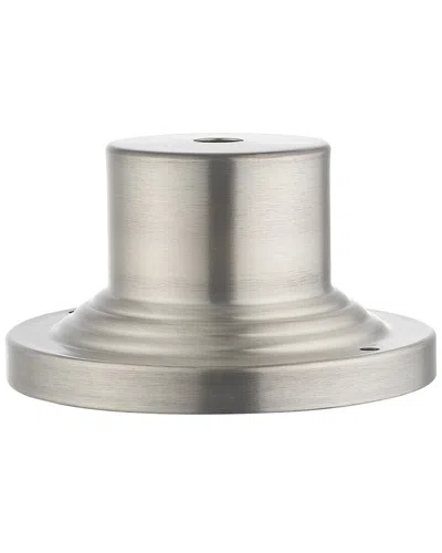 Livex Lighting Brushed Nickel Outdoor Pier Mount Adapter In Gray