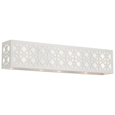 Livex Lighting Calinda 4 Light Brushed Nickel Ada Vanity Sconce