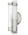Livex Lighting Castleton 1-light Brushed Nickel Wall Sconce