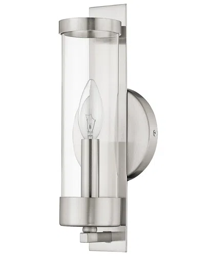 Livex Lighting Castleton 1-light Brushed Nickel Wall Sconce
