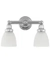 Livex Lighting Classic 2-light Polished Chrome Bath-light