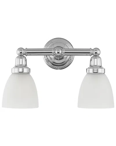 Livex Lighting Classic 2-light Polished Chrome Bath-light In Animal Print