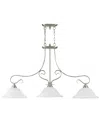 Livex Lighting Coronado 3-light Brushed Nickel Island