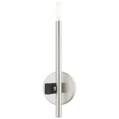 Livex Lighting Denmark 1 Light Brushed Nickel Ada Single Sconce