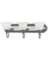 Livex Lighting Discontinued Livex Belmont 3-light Bronze & Chrome Bath-light