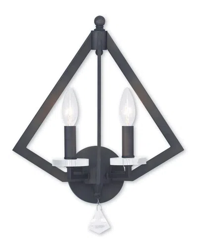 Livex Lighting Discontinued Livex Diamond 2-light Bronze Wall Sconce