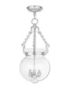 Livex Lighting Discontinued Livex Everett 3-light Brushed Nickel Pendant