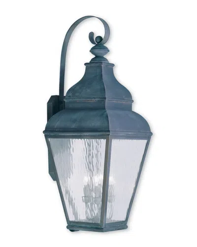 LIVEX LIGHTING DISCONTINUED LIVEX EXETER 4-LIGHT VPW OUTDOOR WALL LANTERN