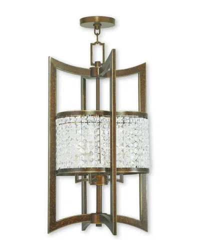 Livex Lighting Discontinued Livex Grammercy 4-light Palatial Bronze Lantern