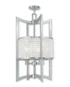 Livex Lighting Discontinued Livex Grammercy 5-light Brushed Nickel Lantern