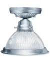 Livex Lighting Discontinued Livex Home Basics 1-light Brushed Nickel Ceiling Mount