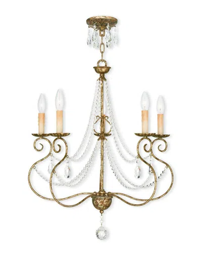 Livex Lighting Discontinued Livex Isabella 5-light European Bronze Chandelier