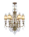 Livex Lighting Discontinued Livex La Bella 6-light Vintage Gold Leaf Chandelier