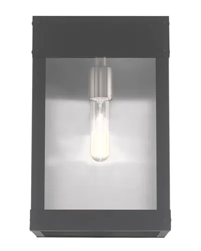 Livex Lighting Discontinued  1-light Scandinavian Gray Outdoor Wall Lantern