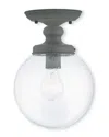 Livex Lighting Discontinued Livex Northampton 1-light Bronze Ceiling Mount