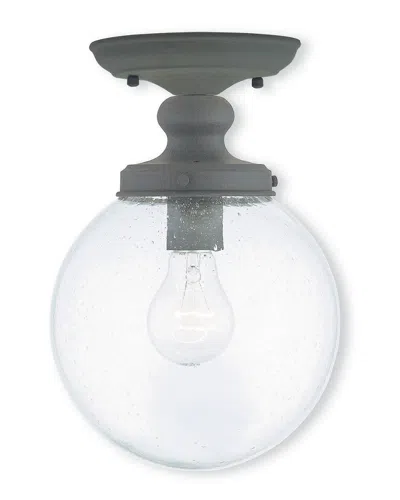 LIVEX LIGHTING DISCONTINUED LIVEX NORTHAMPTON 1-LIGHT BRONZE CEILING MOUNT