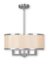 Livex Lighting Discontinued Livex Park Ridge 4-light Brushed Nickel Chandelier