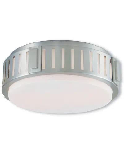 Livex Lighting Discontinued Livex Portland 2-light Brushed Nickel Ceiling Mount