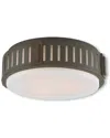 Livex Lighting Discontinued Livex Portland 3-light Olde Bronze Ceiling Mount