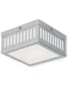 Livex Lighting Discontinued Livex Prentice 2-light Brushed Nickel Ceiling Mount