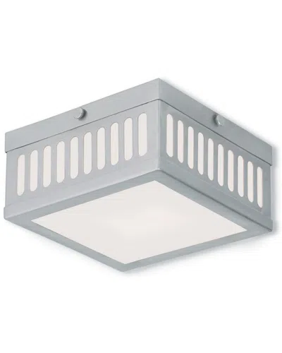 Livex Lighting Discontinued Livex Prentice 2-light Brushed Nickel Ceiling Mount