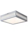 Livex Lighting Discontinued Livex Prentice 3-light Brushed Nickel Ceiling Mount