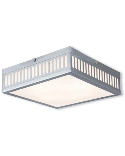 LIVEX LIGHTING DISCONTINUED LIVEX PRENTICE 3-LIGHT BRUSHED NICKEL CEILING MOUNT