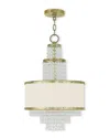 Livex Lighting Discontinued Livex Prescott 3-light Winter Gold Mini Chandelier