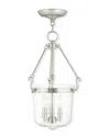Livex Lighting Discontinued Livex Rockford 3-light Polished Nickel Pendant