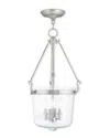 Livex Lighting Discontinued Livex Rockford 4-light Brushed Nickel Pendant