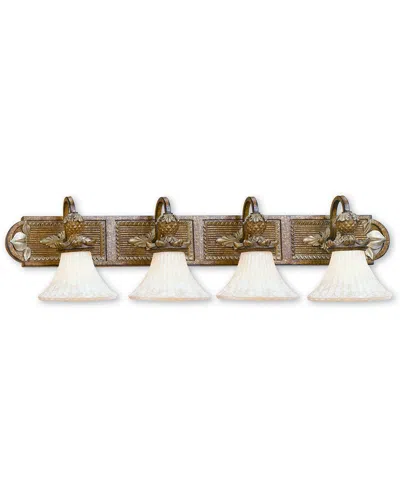 Livex Lighting Discontinued Livex Savannah 4-light Venetian Patina Bath