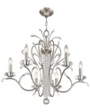 Livex Lighting Discontinued Livex Serafina 6-light Brushed Nickel Chandelier