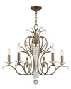 Livex Lighting Discontinued Livex Serafina 6-light Vbr Chandelier