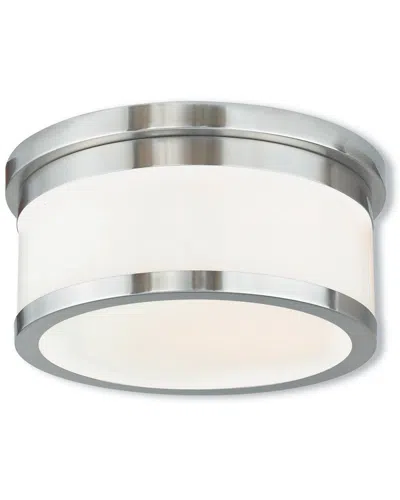 Livex Lighting Discontinued Livex Stafford 2-light Brushed Nickel Ceiling Mount