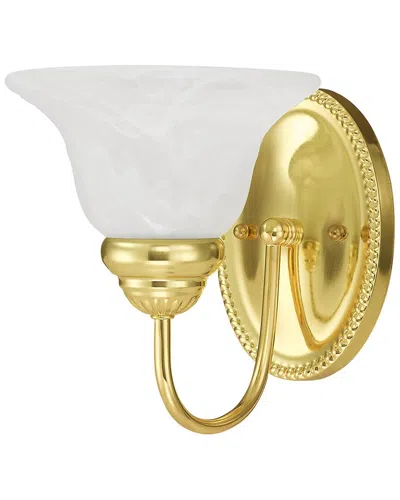 Livex Lighting Edgemont 1-light Polished Brass Bath-light In Gold