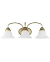Livex Lighting Edgemont 3-light Antique Brass Bath-light