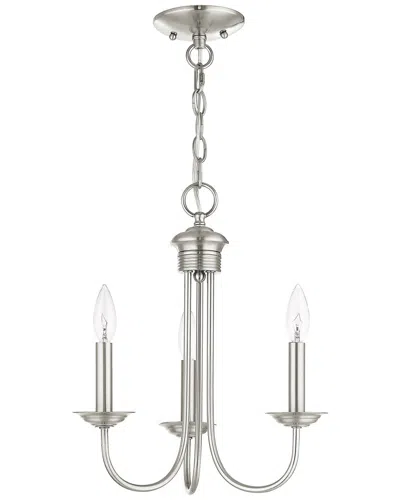 Livex Lighting Estate 3 Light Bn Chandelier