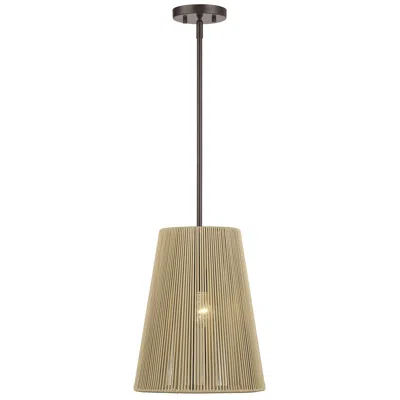 Livex Lighting Florell 1 Light English Bronze Pendant