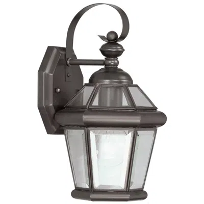 Livex Lighting Georgetown 1 Light Bronze Outdoor Wall Lantern